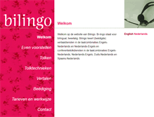 Tablet Screenshot of bilingo.nl